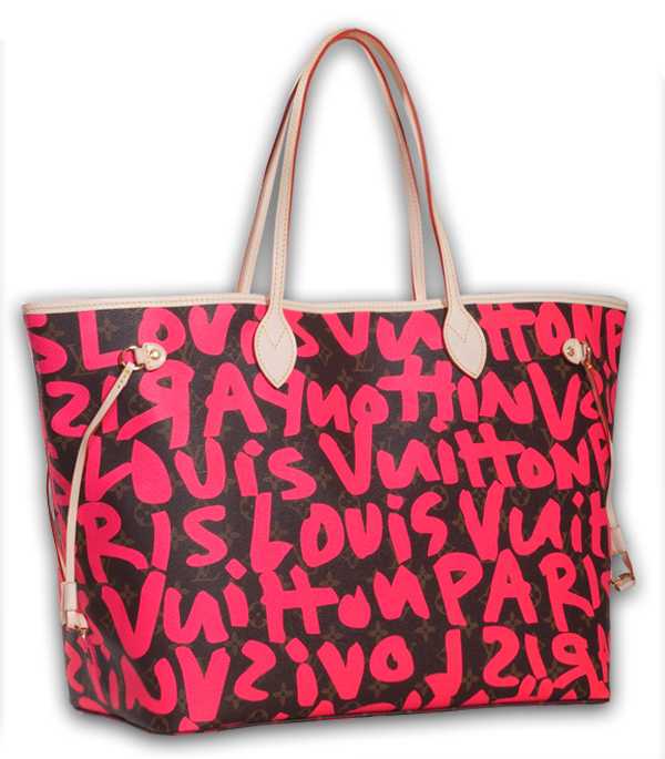 7A Replica Louis Vuitton Monogram Graffiti Neverfull GM M93701 - Click Image to Close